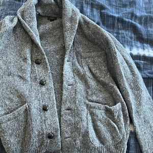 J crew wool cardigan